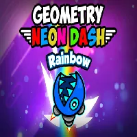 Geometry Neon Dash Rainbow Games Unblocked