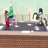 Xmas Rooftop Battles Games Unblocked