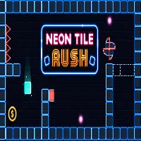 Neon Tile Rush Games Unblocked