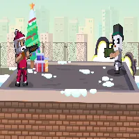 Xmas Rooftop Battles Games Unblocked
